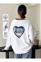 Women's Laundry Printed Collar Navy Blue Ribbed Long Sleeve T-Shirt - 3