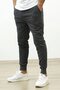 Unisex Regular Fit Sweatpants with Ribbed Legs - 4