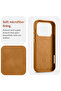 Apple iPhone 17 Pro 5G 2025 Luxury Leather Wireless Charging MagSafe Shockproof Case Cover - 2