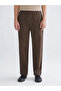 Xside Brown Standard Fit Men's Trousers