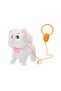 Plush Cute Cat Sushi Moving Sound White Color - 4