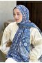 Mineleşarp Ethnic Minimalism Floral Pattern Voile Silk Shawl - 3