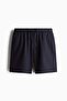 Relaxed Fit Linen-blend shorts