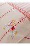 Red Carousel Printed 100% Cotton Single Duvet Cover Set - 5