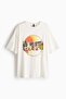 Oversized printed T-shirt