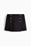 Button-front skort - 2