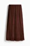 Plissé maxi skirt