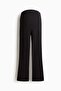 MAMA Crease-front interlock trousers