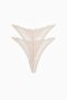 2-pack lace tanga thong briefs
