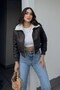 Women's Jacket Short Suede Fur Lined Zippered Double Pocket Ribbed Short Coat - 4