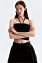 Short halterneck top