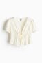 Plumeti tie-front top - 2