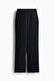 Straight crease-leg trousers