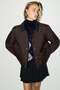 Quilted corduroy-collar jacket - 2