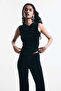 Draped velour vest top - 2
