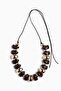 Beaded cord necklace