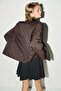 Quilted corduroy-collar jacket - 5