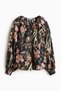 Frill-collar blouse