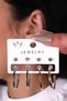 8-Piece Gold and Silver Color Hoop Women's Earrings - 2