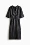 Coated midi dress