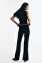 Draped velour vest top - 4