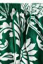 Patterned drawstring trousers