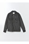Lcw Vision Slim Fit Shirt Collar Suede Men's Coat - 6