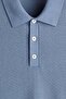 Slim Fit Textured polo shirt - 2