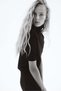 Fine-knit polo-neck top