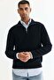 Regular Fit Zip-top jumper