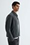 Regular Fit Felted overshirt - 7