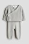 2-piece knitted cardigan and trousers set - 2