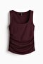 Ruched vest top