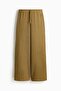 Knitted drawstring trousers
