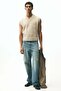Loose Fit Fluffy sweater vest - 4
