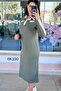 Polo Neck Modal Dress 6K100 - 3