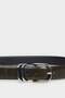 Women's Oval Buckle Faux Leather Jean Belt F3284Axns - 3