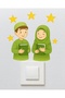 Outlet Sticker - Children's Baby Room Wall Sticker - Children Reading the Quran Outlet Sticker 2