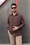 Men'S, Embroidered Detail, Regular-Fit, Winter-Spring, Slim Corduroy Shirt G16 - 4