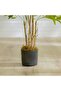 90 CM Artificial Bamboo Plant in Green - Realistic Polypropylene Indoor/Outdoor Decor with Pot - 3