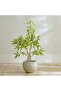 90 CM Artificial Bamboo Plant in Green - Realistic Polypropylene Indoor/Outdoor Decor with Pot - 2