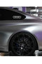 Audi 4 Kalp Sticker (Beyaz)