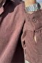 Men'S, Embroidered Detail, Regular-Fit, Winter-Spring, Slim Corduroy Shirt G16 - 6