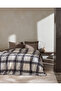 Varnelle Double Sherpa Blanket - Ecru/Anthracite
