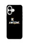 iPhone 17 Case, [Compatible with MagSafe] Slim Magnetic cover Phone Case iPhone 17 -Be awesome