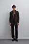 Brown Tapered Fit Men's Pants