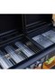 Inferno Hybrid 3-Burner BBQ Grill - Gas & Charcoal Combo - Black Steel - 1 Year Warranty - 6