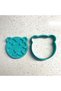 Cute Tiger Face Cookie Mold and Stamp Set |   Safari Themed |   Sugar Plasticine, Clay Sculpting - 3