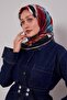 وشاح قطني بنمط سمك السلمون والزيبرا - 2