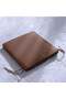 Square Outdoor Cushion with Zipper - Solid Cocoa, 58x58x5cm, Durable Polyester for Garden Seating